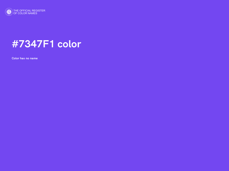 #7347F1 color image