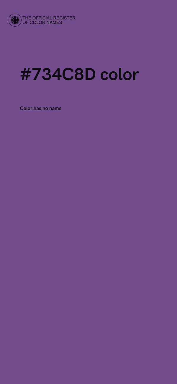 #734C8D color image