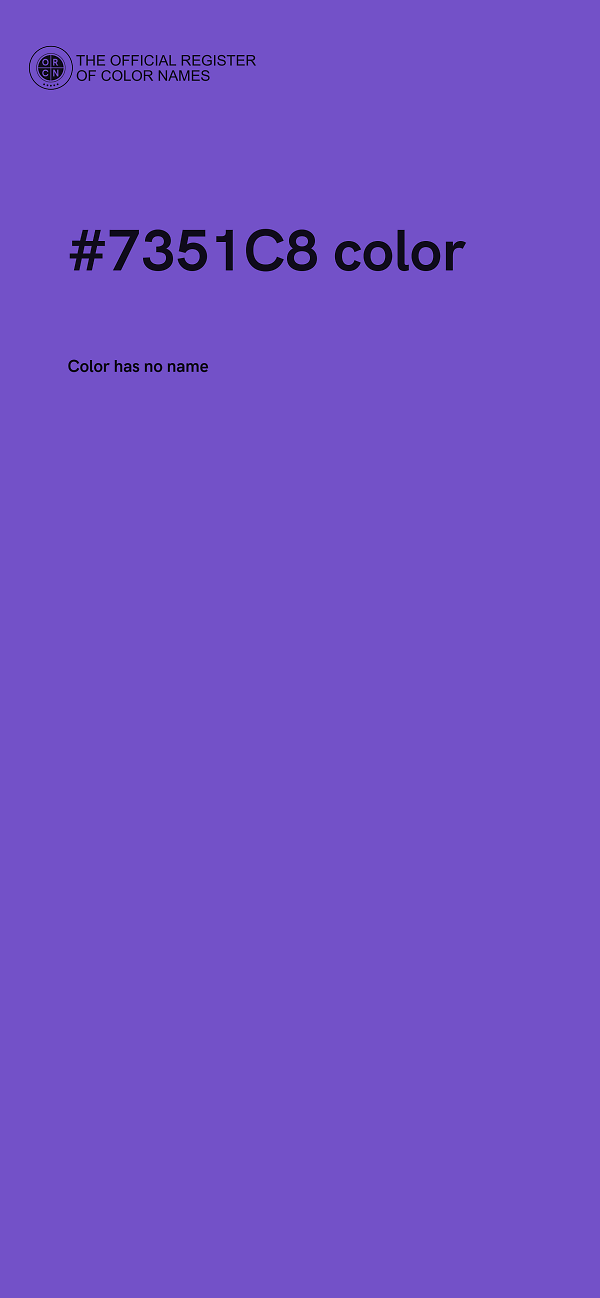 #7351C8 color image