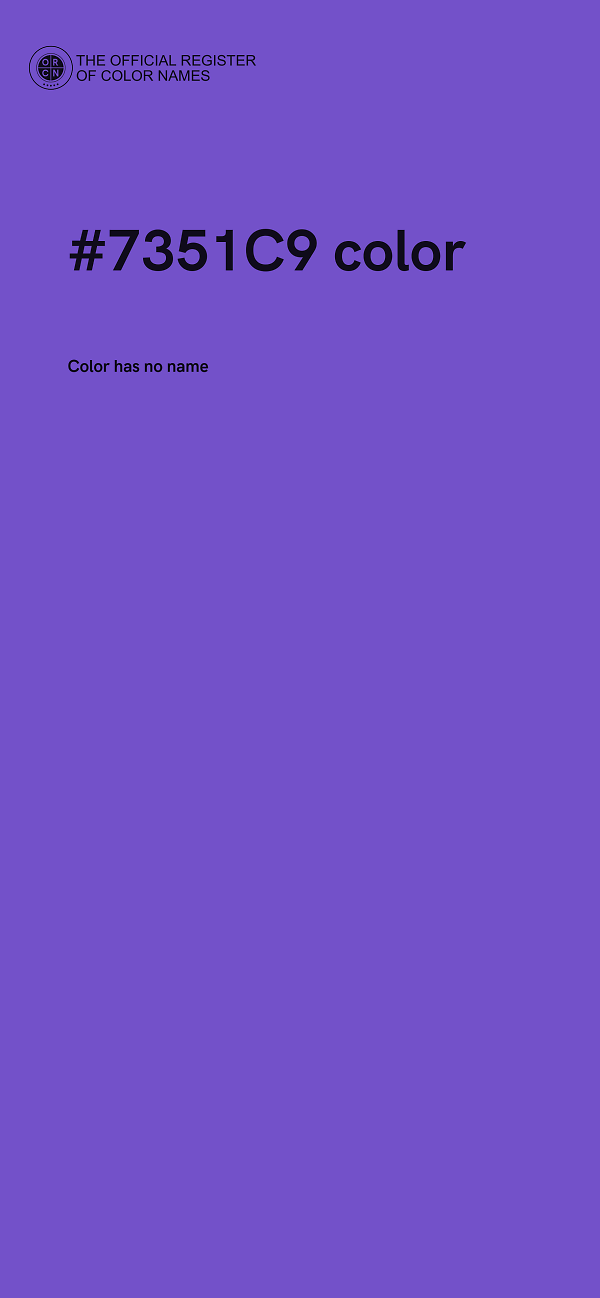#7351C9 color image
