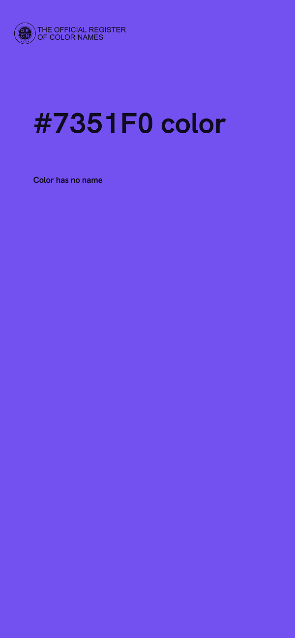 #7351F0 color image