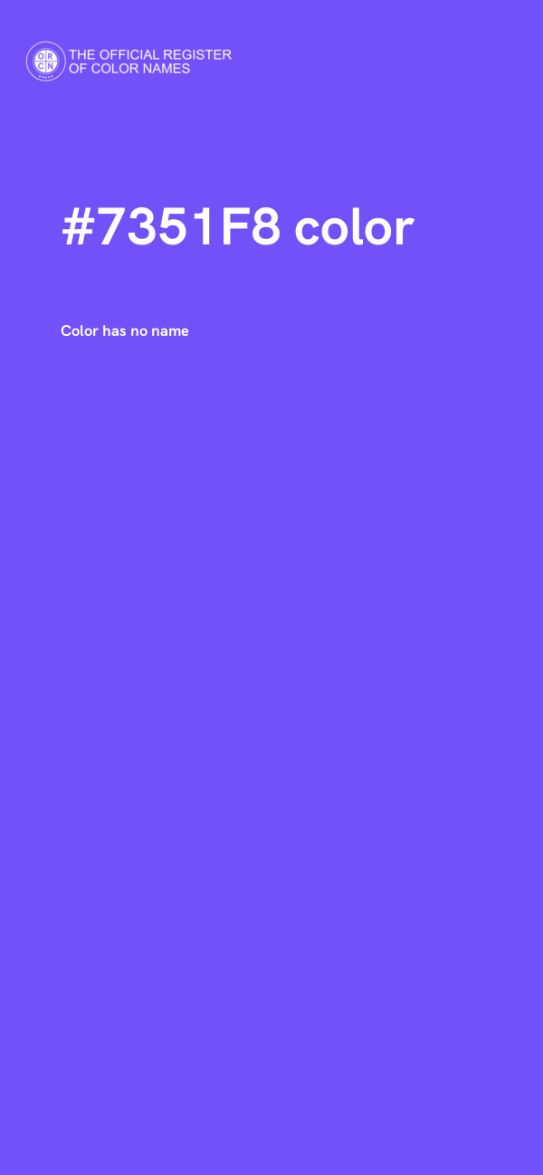 #7351F8 color image