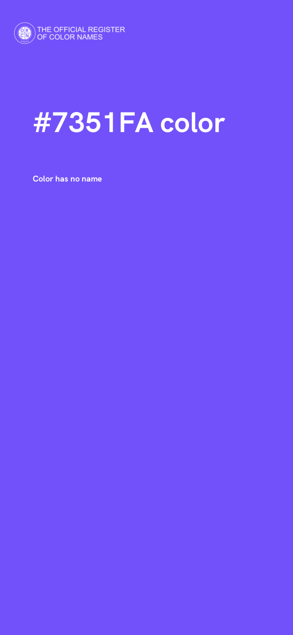 #7351FA color image