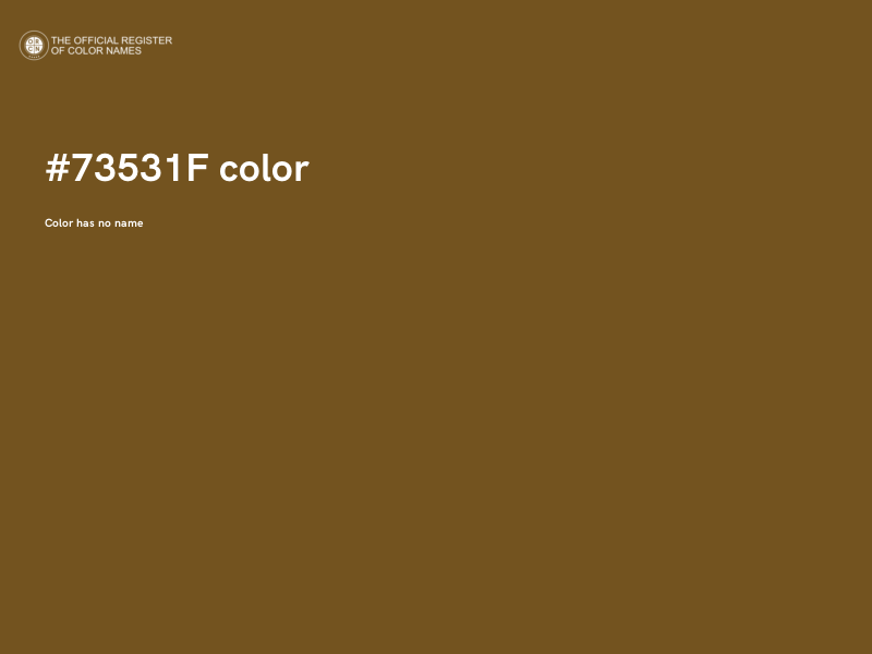 #73531F color image