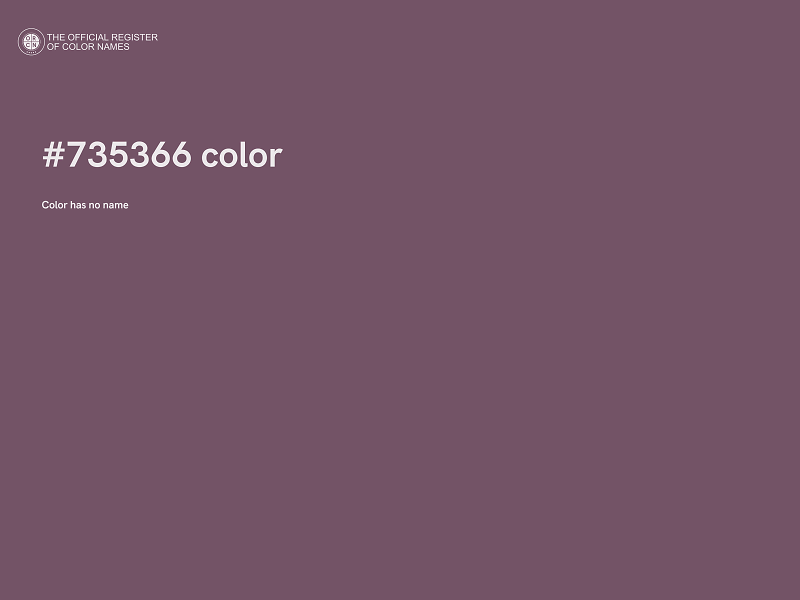 #735366 color image