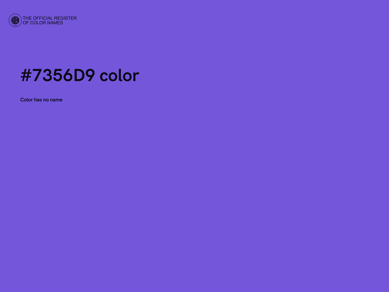 #7356D9 color image