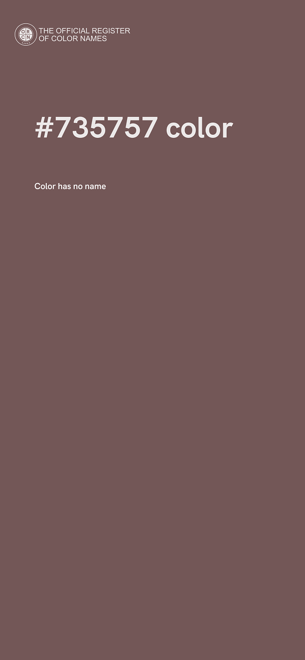 #735757 color image