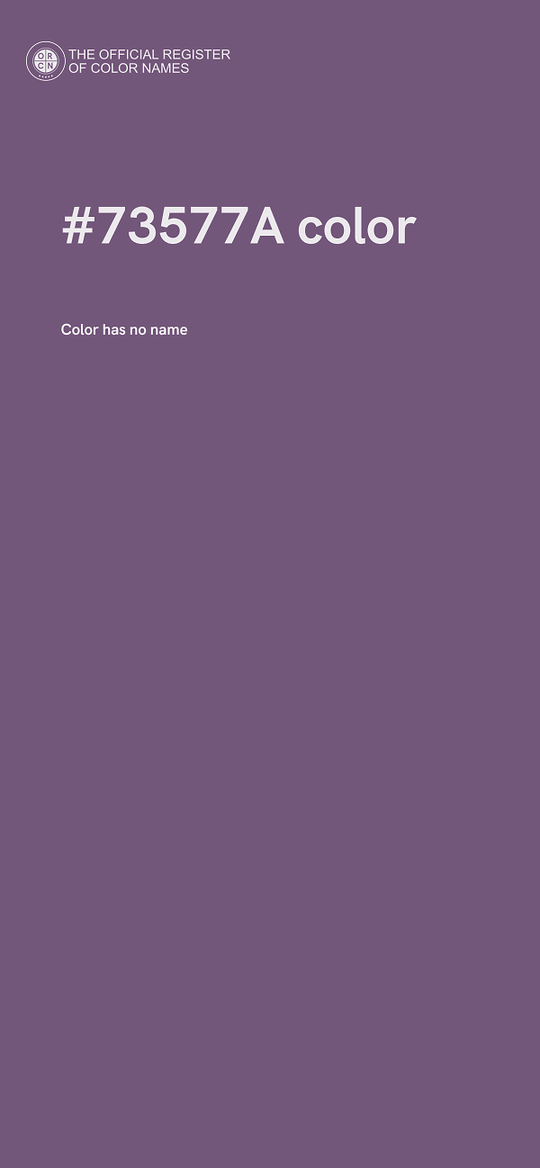 #73577A color image