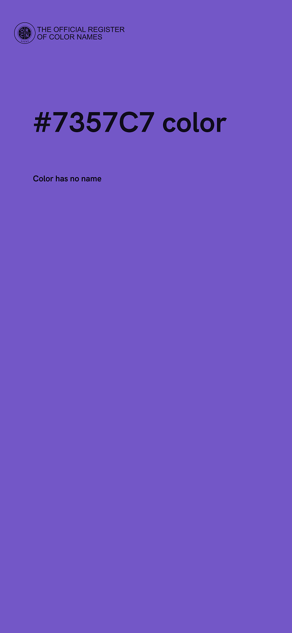 #7357C7 color image