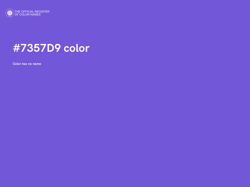 #7357D9 color image