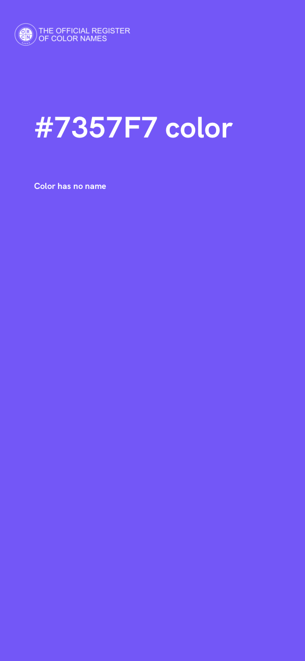 #7357F7 color image