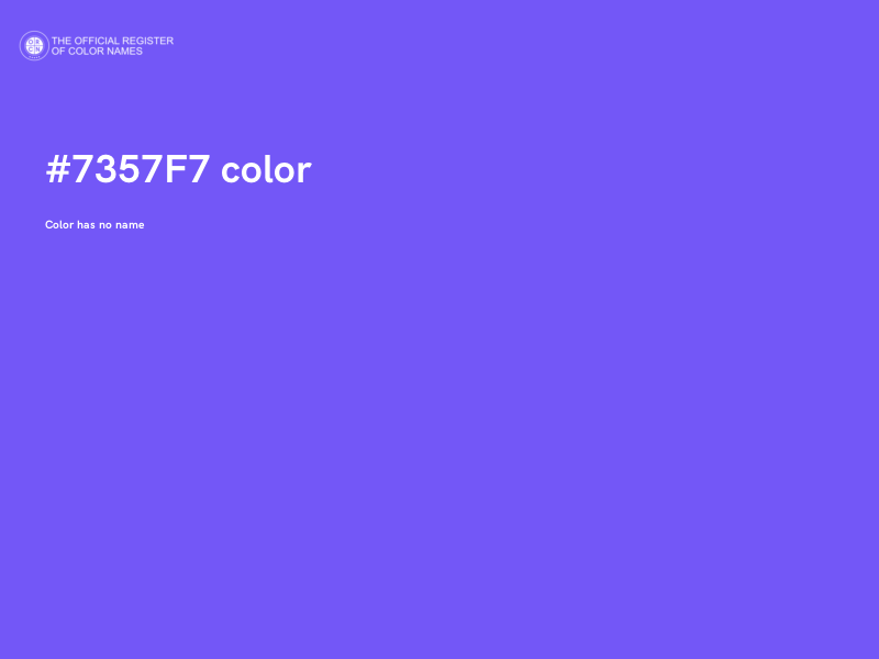#7357F7 color image