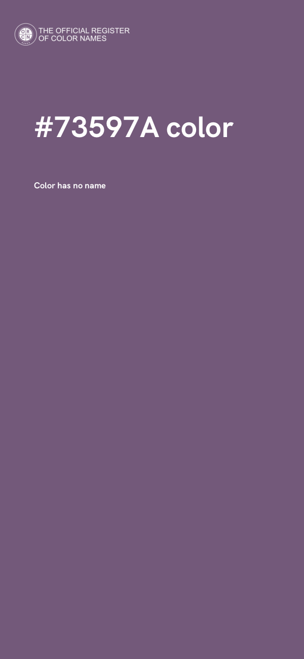 #73597A color image