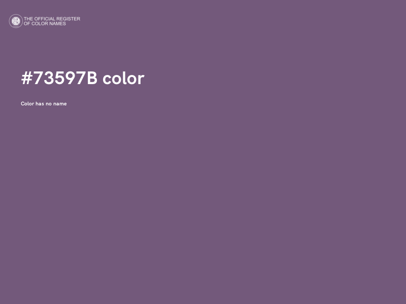 #73597B color image