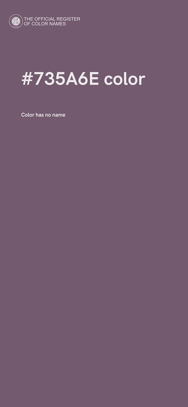 #735A6E color image