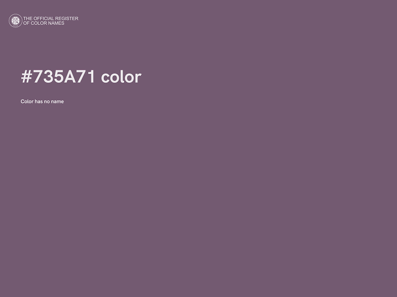 #735A71 color image