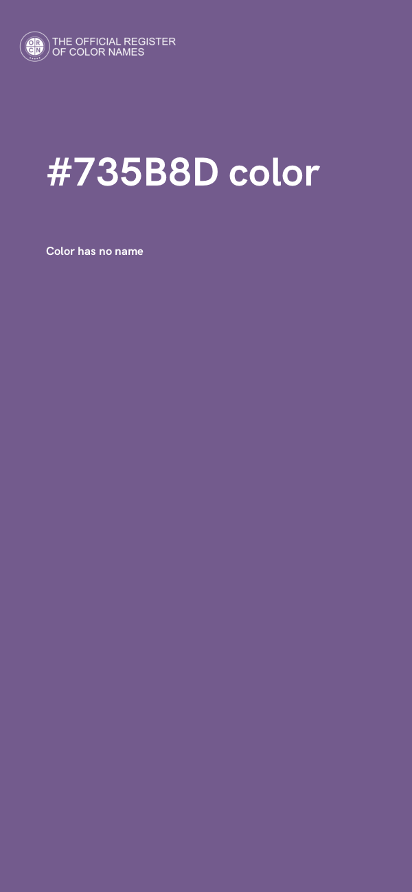 #735B8D color image