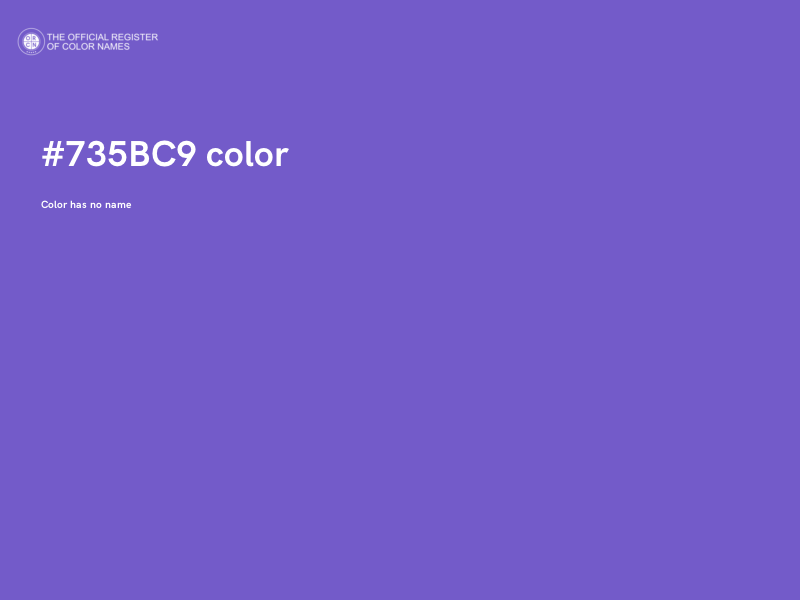 #735BC9 color image