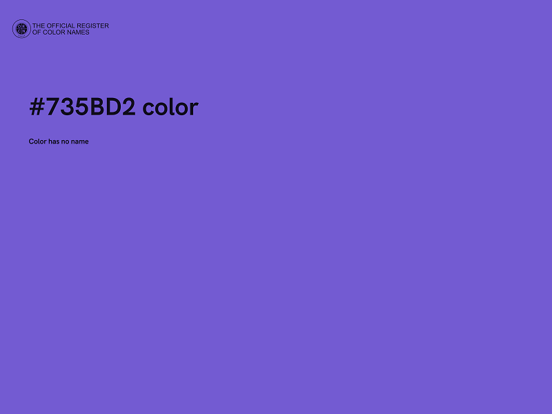 #735BD2 color image