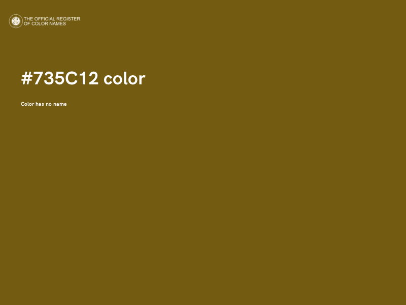 #735C12 color image