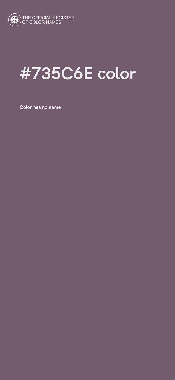 #735C6E color image