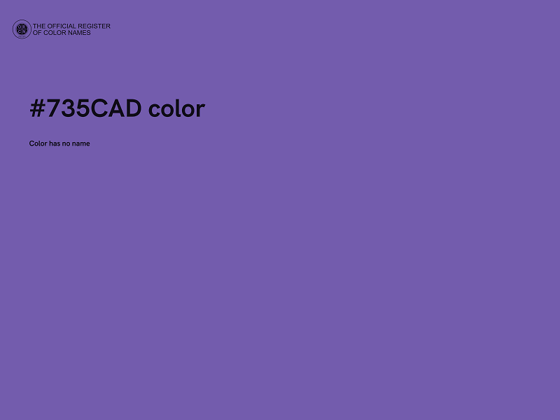 #735CAD color image