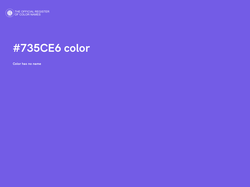 #735CE6 color image