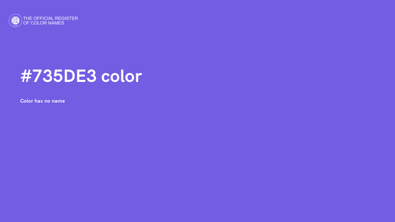 #735DE3 color image