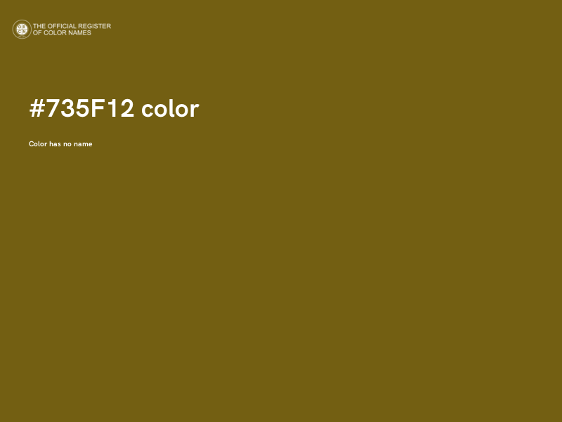 #735F12 color image