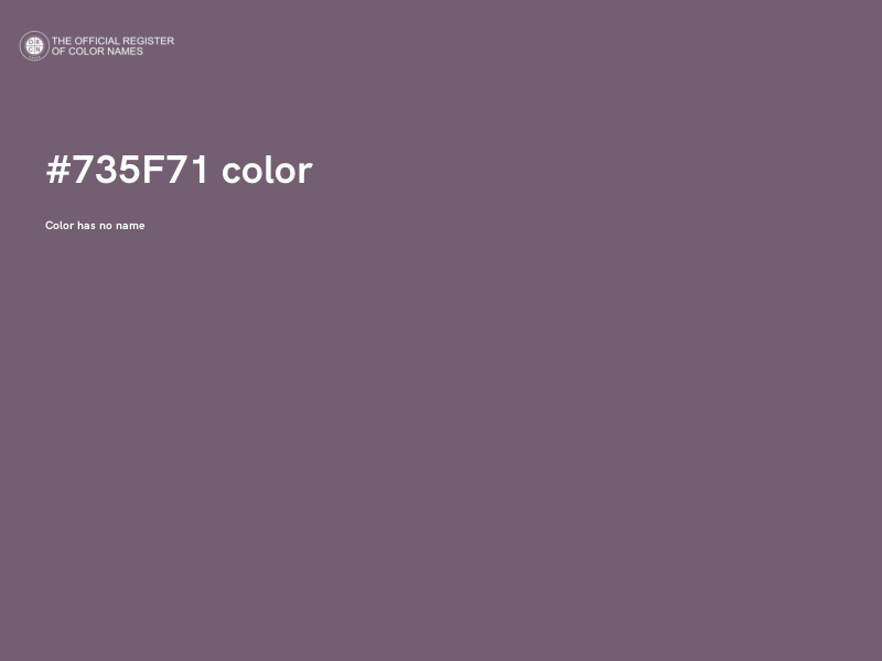 #735F71 color image