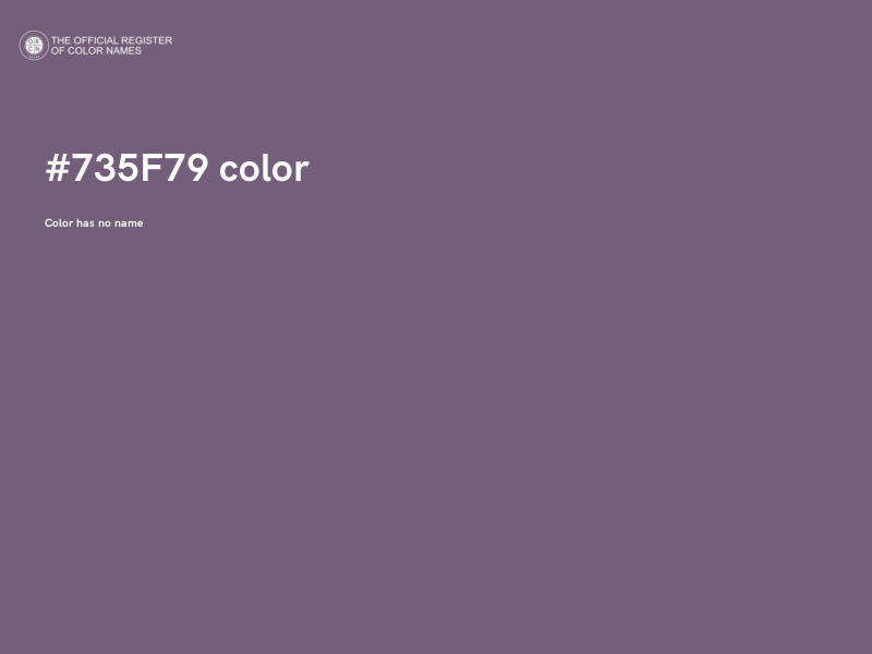 #735F79 color image