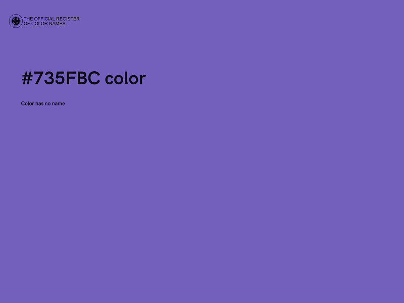 #735FBC color image