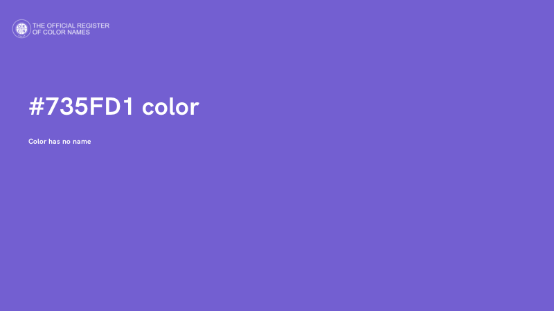 #735FD1 color image