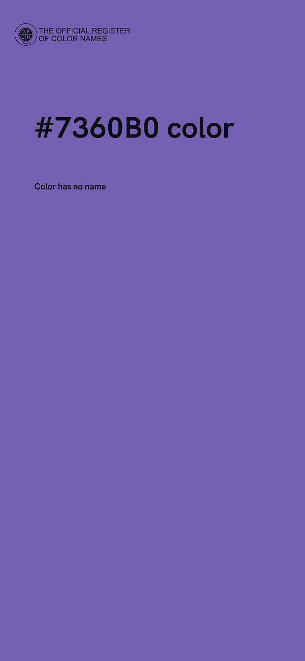 #7360B0 color image