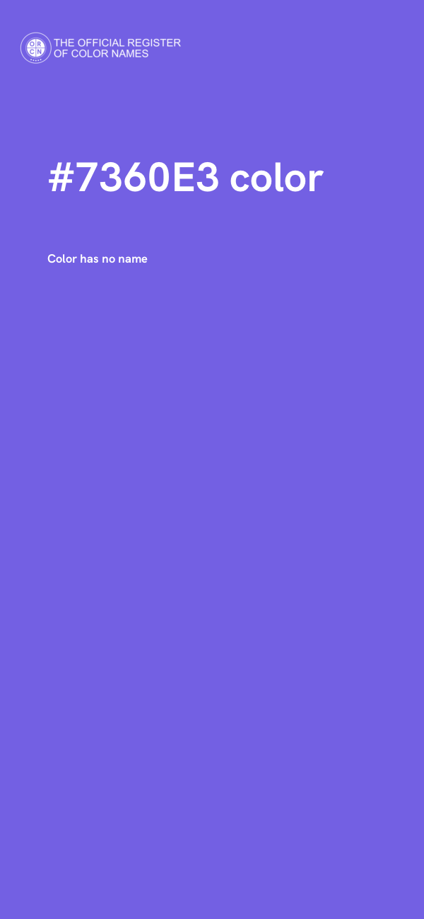 #7360E3 color image