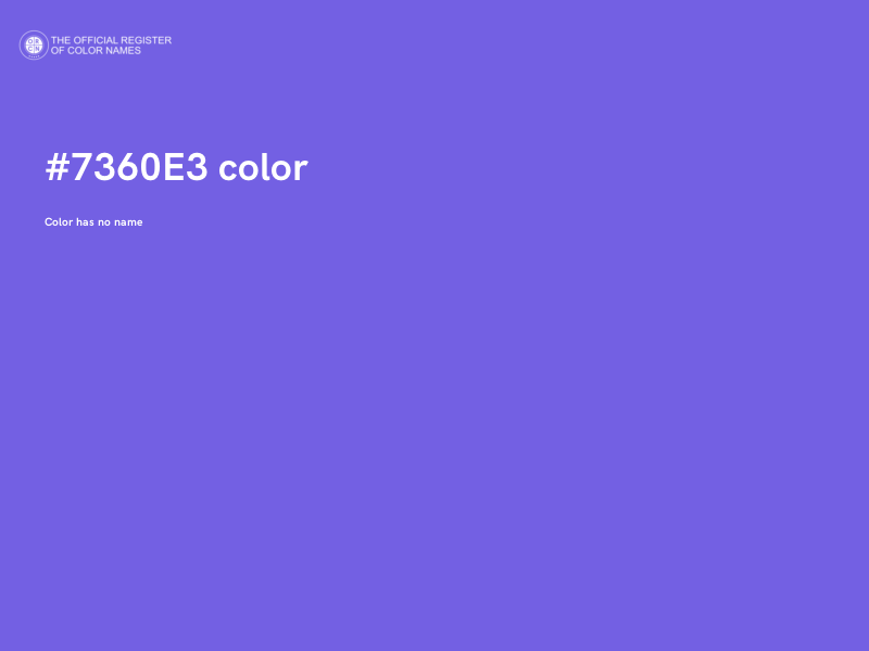 #7360E3 color image