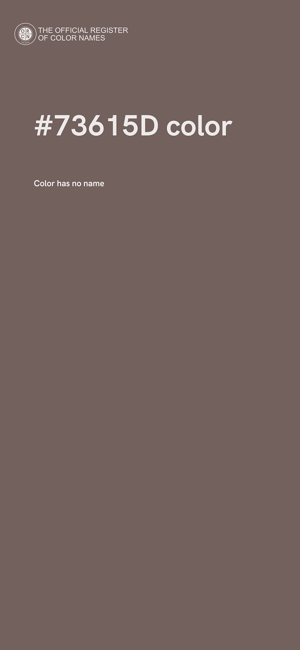 #73615D color image