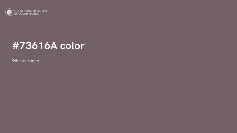 #73616A color image