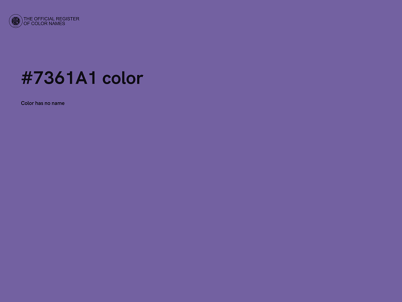 #7361A1 color image