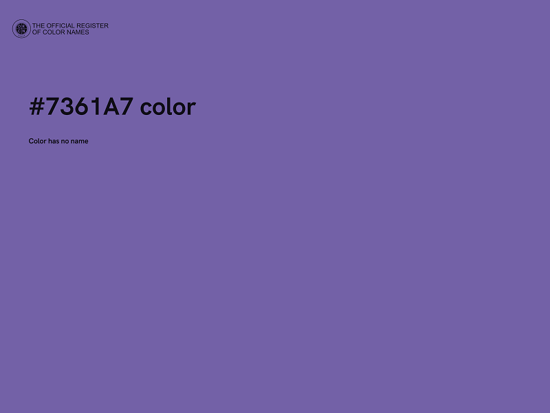 #7361A7 color image