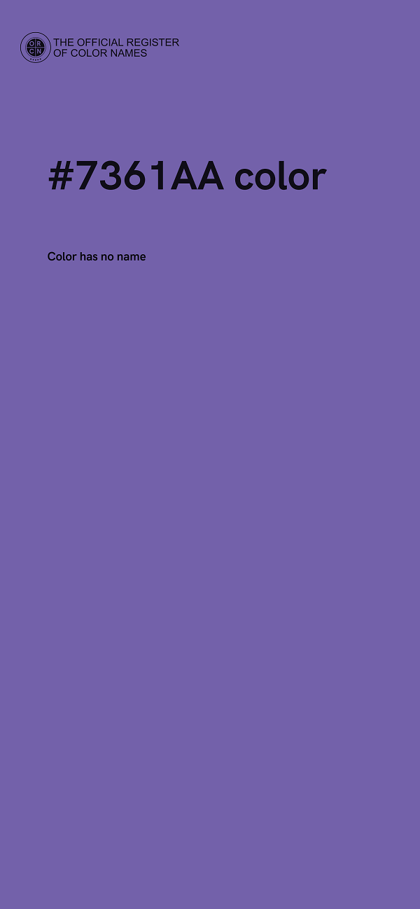 #7361AA color image