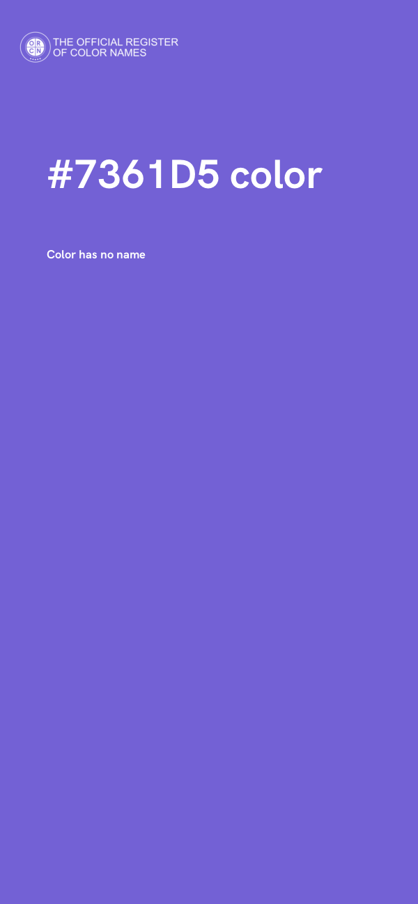 #7361D5 color image