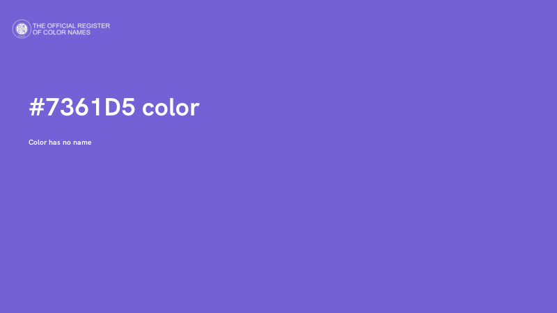 #7361D5 color image
