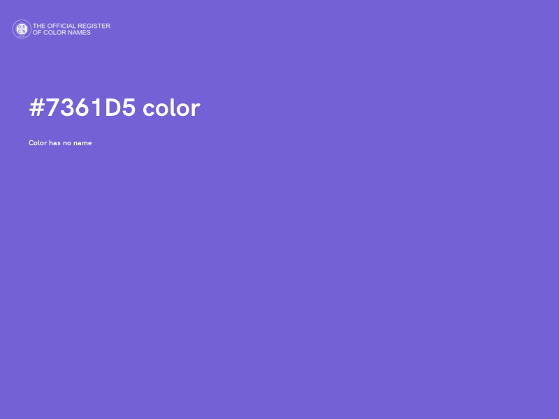 #7361D5 color image
