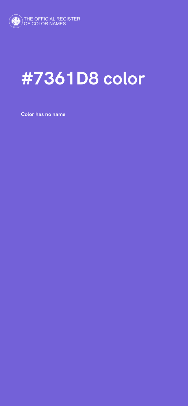 #7361D8 color image