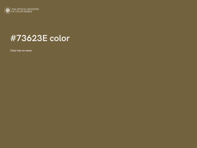 #73623E color image