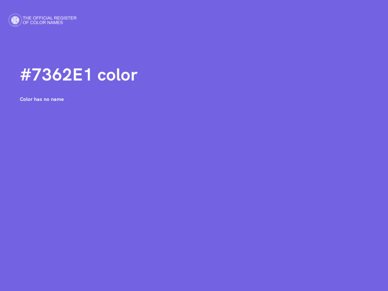 #7362E1 color image