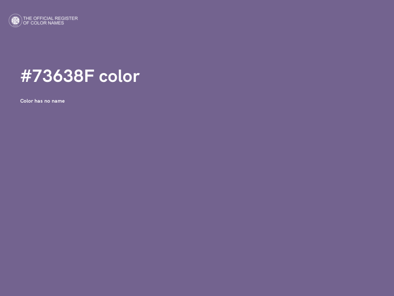 #73638F color image