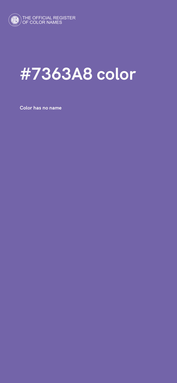 #7363A8 color image