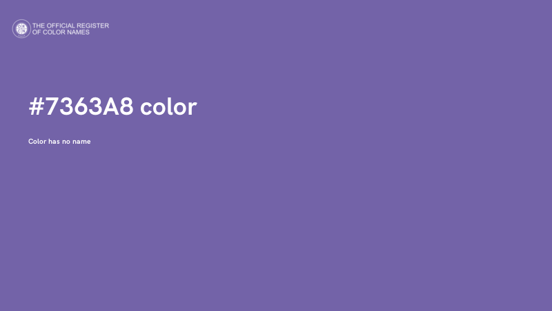 #7363A8 color image